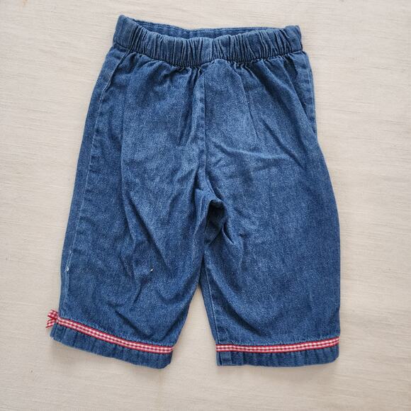 Y2k Embroidered Capri Pants 3t - Picture 6 of 6